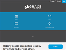 Tablet Screenshot of gracecovenant.org